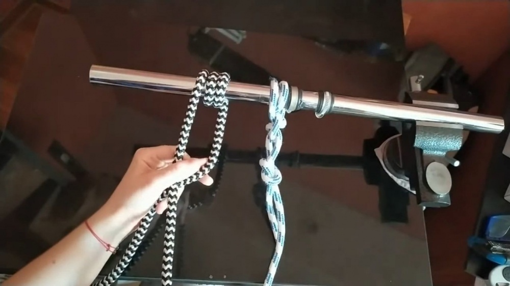 Узел штык со шлагом
