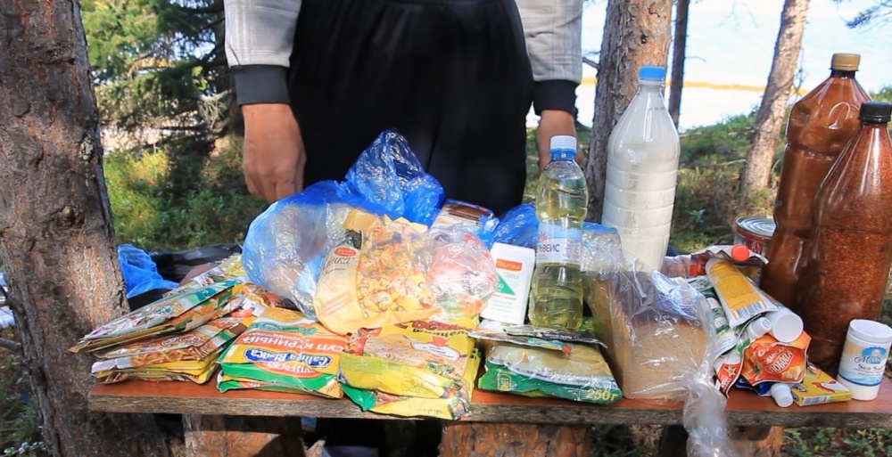 Список продуктов для похода