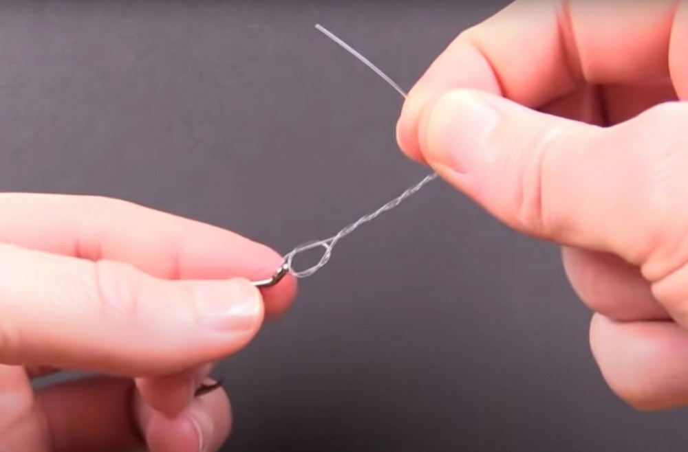 Узел Свободная петля или как привязать мормышку