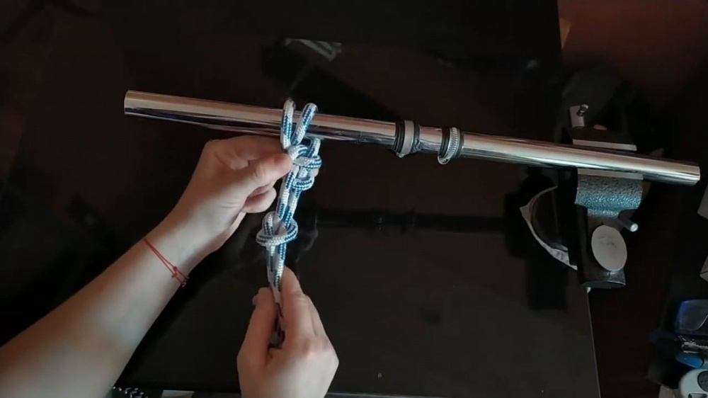 Узел штык со шлагом