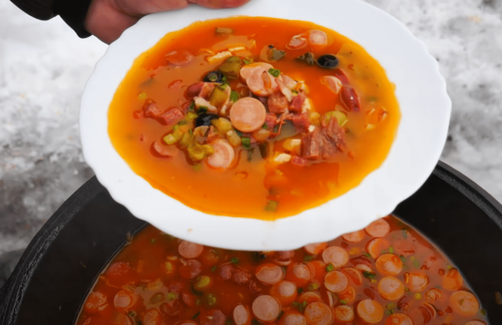 Рецепты солянки в казане на костре: как сварить