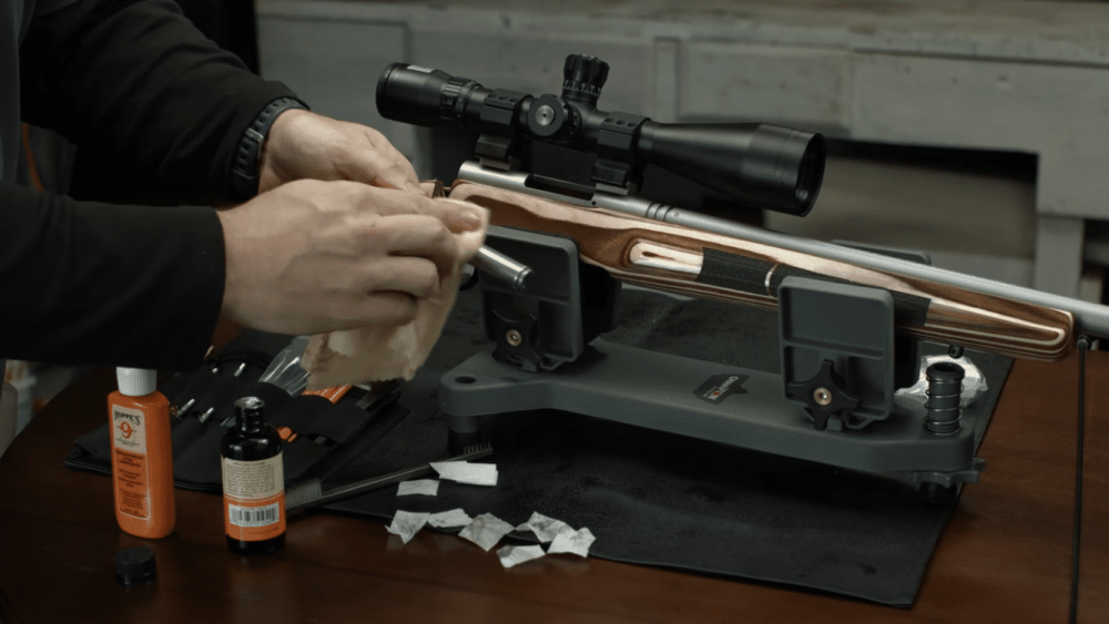 Чистка нарезного оружия: правильный порядок для ствола