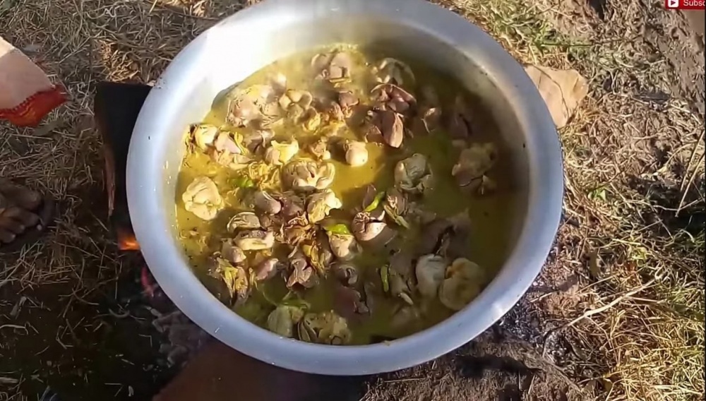 Печень на костре: как приготовить