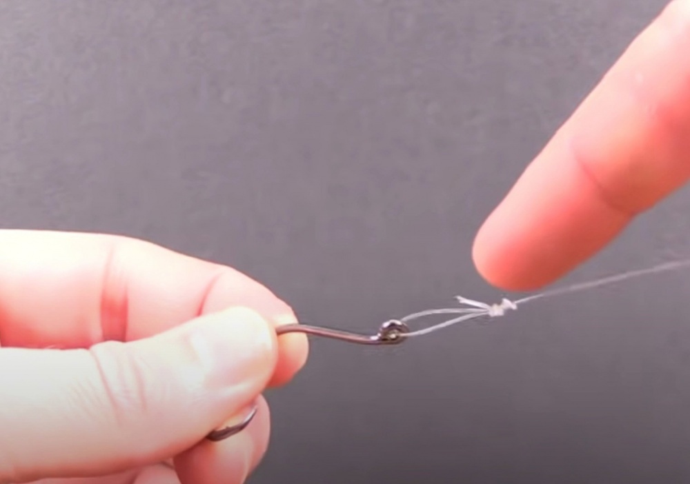 Узел Свободная петля или как привязать мормышку