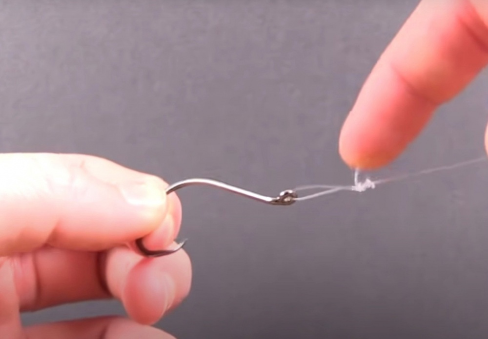 Узел Свободная петля или как привязать мормышку