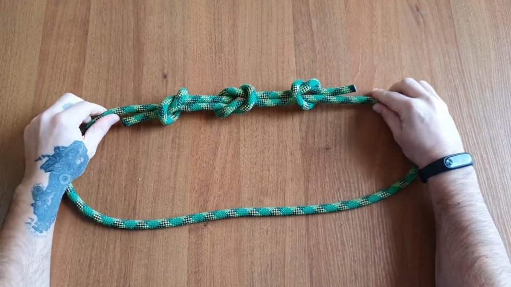 Как правильно завязать прямой узел